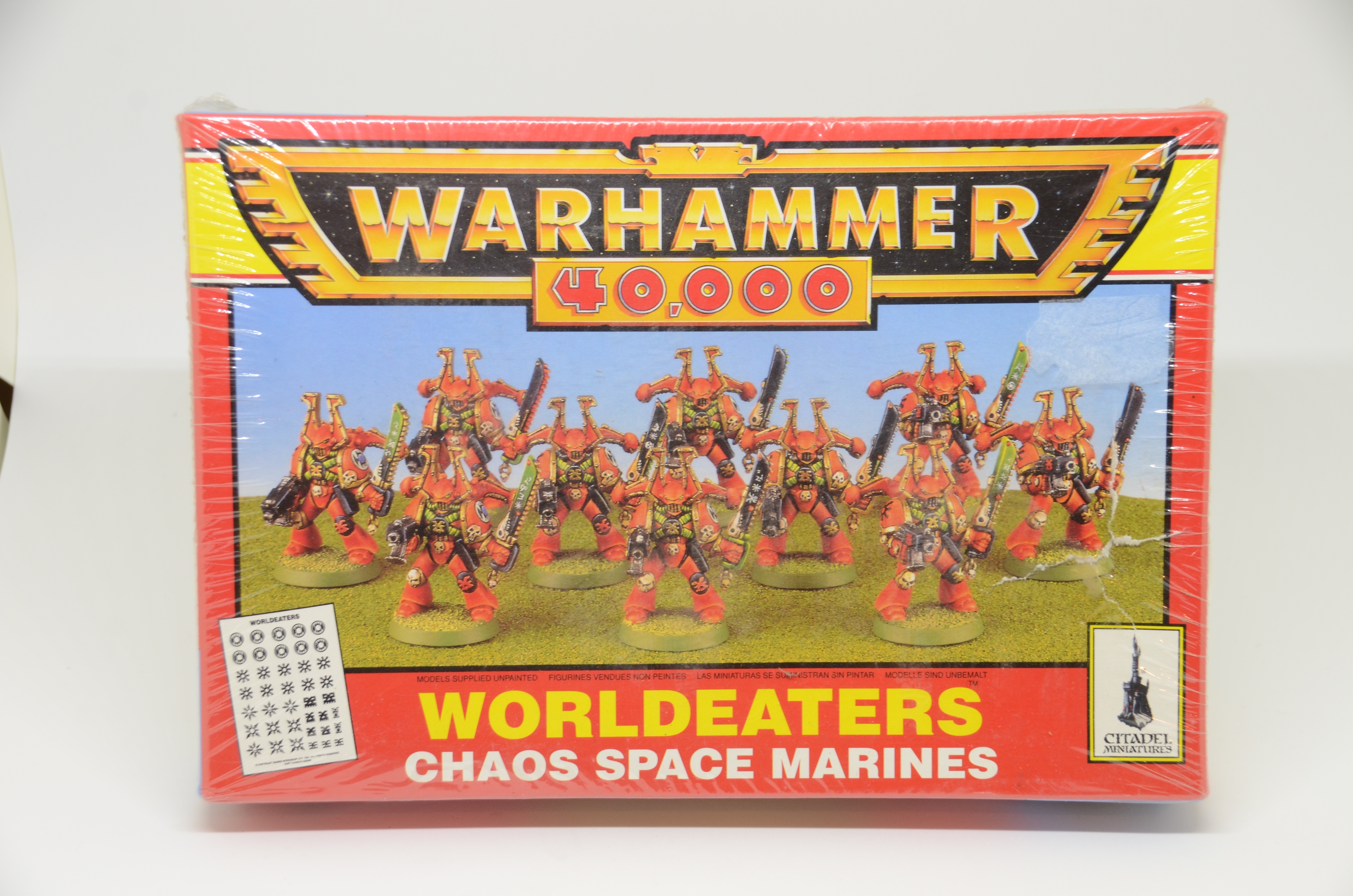 Warhammer 40K World Eaters Chaos Space Marines Decals OOP 2013 