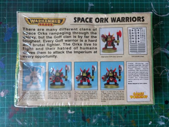 Space Ork Warriors 10 Plastic Space Ork Goffs